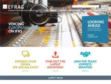 Tablet Screenshot of efrag.org
